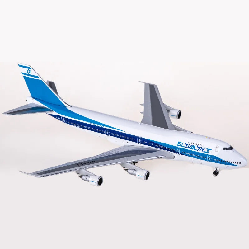 Phoenix 1:400 Metal Scale Aircraft PH11805 El Al 747-200 4X-AXB Diecasts Aviation Miniatures Avion Model Toys For Boys