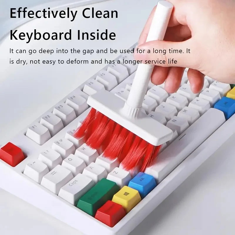 Universal Computer Keyboard Cleaner Brush Kit Earphone Cleaning Pen With Keycap Puller Kit For Headset iPad Phone Cleaning Tool