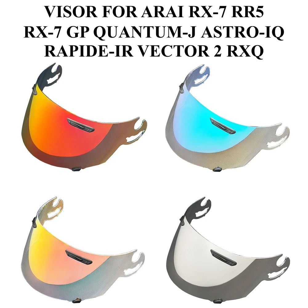 RX-7 RR5 Helmet Visor for ARAI RX-7 GP ASTRO-IQ RAPIDE-IR AXCES II Axces III REBEL QUANTUM-ST QUANTUM-J VECTOR 2 RXQ Shield Lens