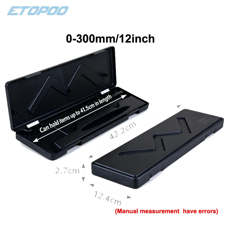 150/200/300mm Metal Digital Caliper Outer Packaging Box Plastic Material Protective Storage Case for Precision Measurement Tools