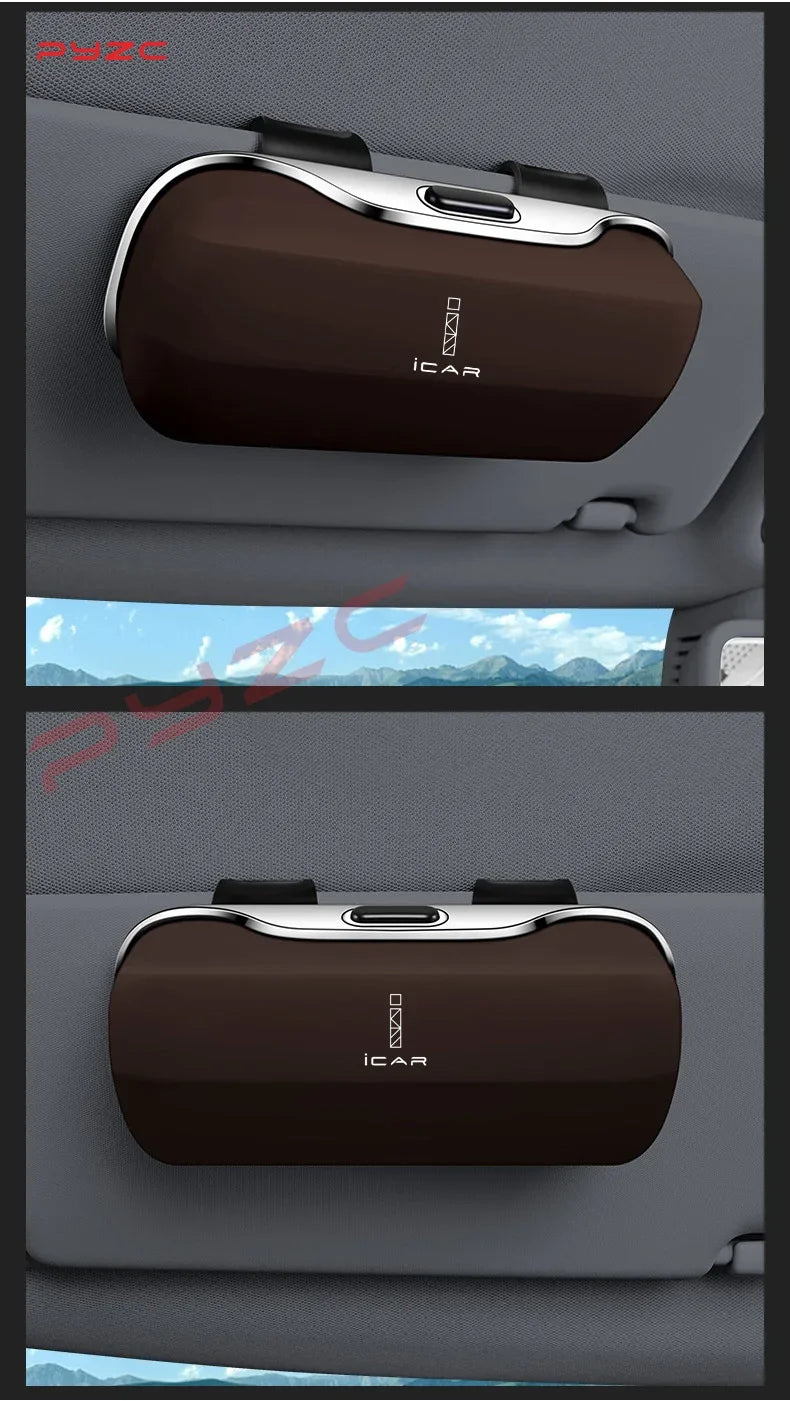 Chery ICAR 03 Jaecoo 6 V23 03T Ik122t J6 J7 Accessories Car Visor Sunglasses Glasses Case Glasses Holder Clip Box