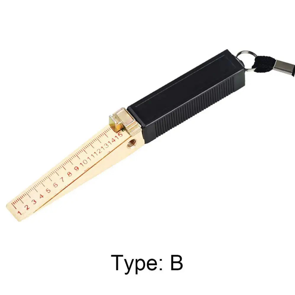 0.2/0.5mm Wedge Shaped Vernier Feeler Gauge Inspection Flatness Measuring Tool for House Engineering