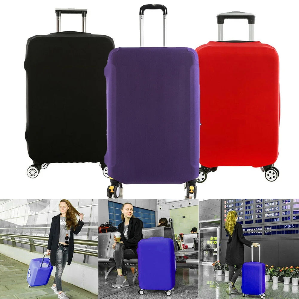Luggage Cover Suitcase Protector Thicken Elasticity Dust Covered Anti-scratch Protective Case 18-32 Inch Trolley Set Jacket Bear