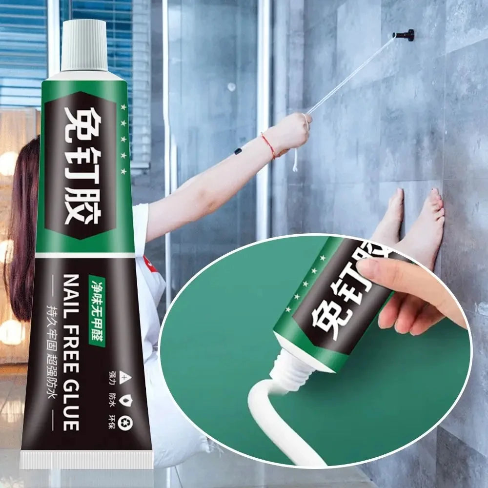 Waterproof Heavy-Duty Multi-Function Glues, 60g No More Nail Glue Adhesive, Invisible Universal Strong Glue For Ceramic Meta