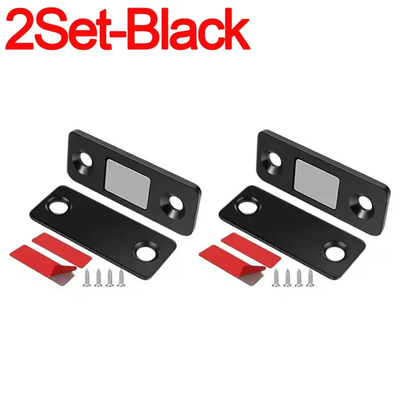 Household Magnetic Cabinet Catches Invisible Magnets Door Stopper Patch Self-Adhesive Furniture Drawer Window Door Closer Latch