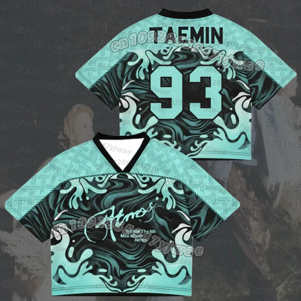 T-shirts For Women Midnight Thoughts Shinee Atmos Album Concert Tour Mix Mesh Jersey TAEMIN fans gift men t-shirt