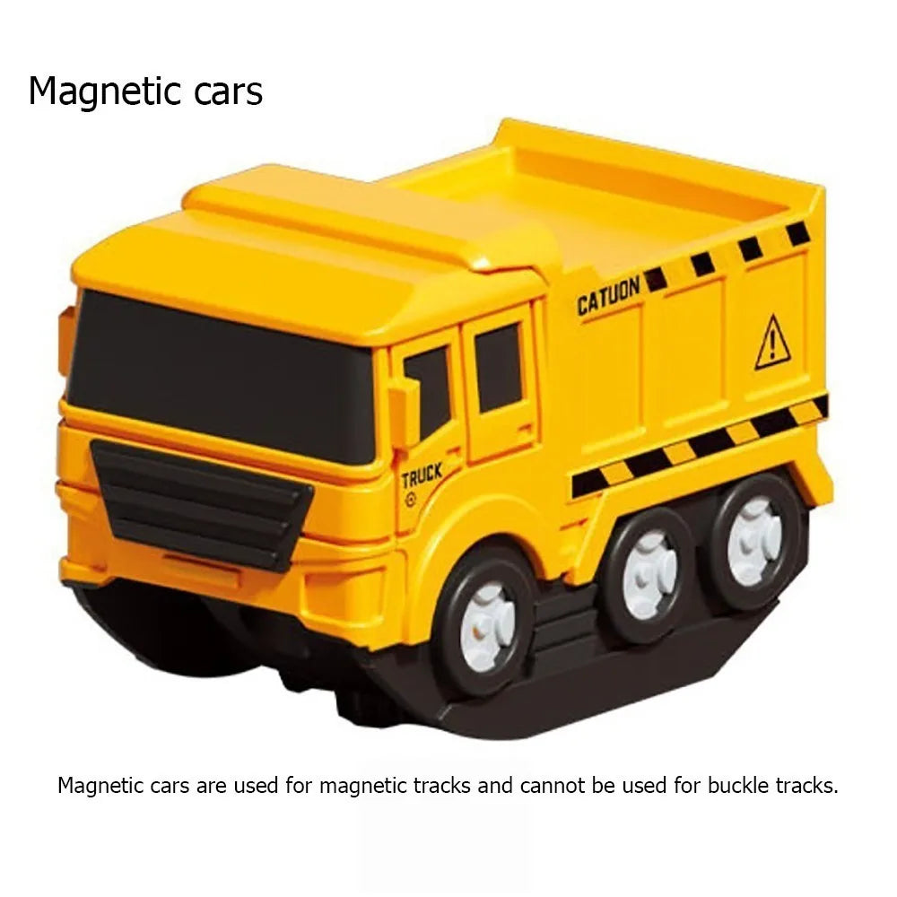 Plastic Magnetic Tracks Train Anti-gravity Intelligent Toy Magnetic Train Diecast Toy Smooth Steady Driving Electric Train