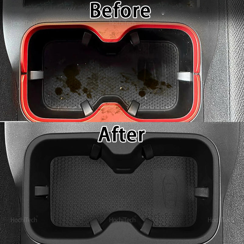 For BYD SHARK 6 2024 2025 2026 Anti-Slip New Car Water Cup Holder Drink Storage Box Center Console Car Interior Storage Tray