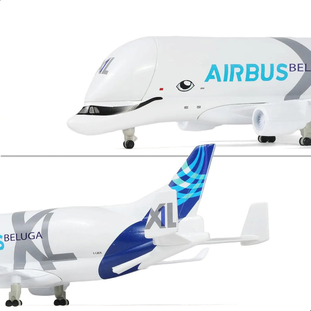 1/300 20cm A330 Beluga Diecast Metal Airplane Model Kit with Stand for Adult Plane Aviation Enthusiasts Collectible or Gift