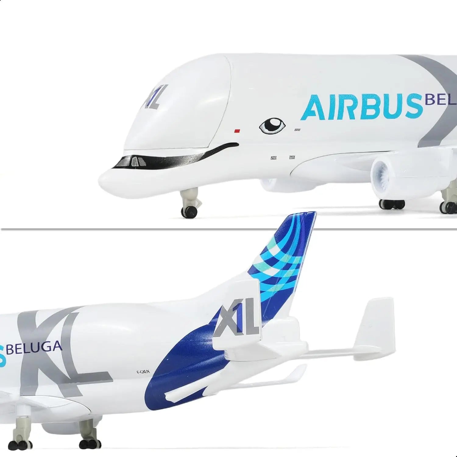 1/300 20cm A330 Beluga Diecast Metal Airplane Model Kit with Stand for Adult Plane Aviation Enthusiasts Collectible or Gift