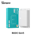SONOFF BASIC-1GS Matter Over WiFi Smart Switch Basic Gen5 Matter Protocol Large Touch Surface Reliable Work With Apple Ecosystem