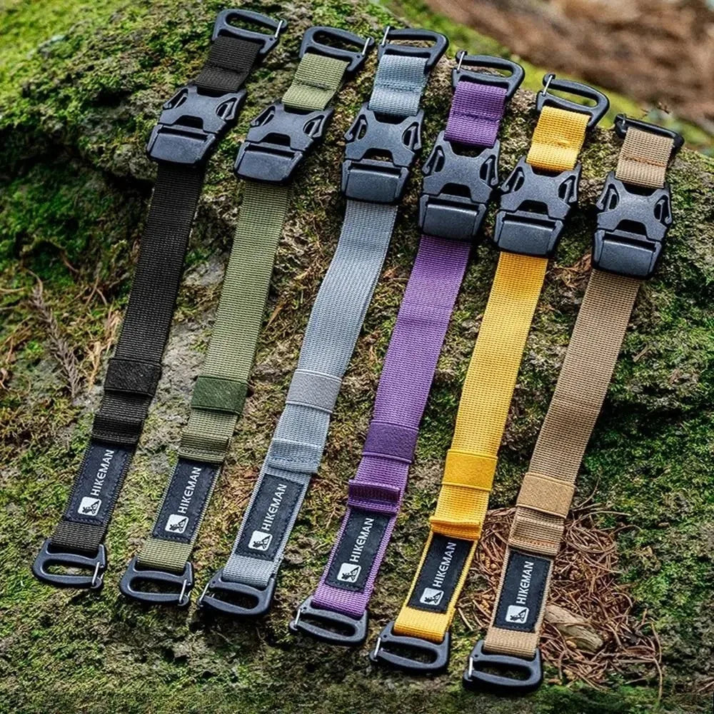 Outdoor Luggage Belt Camping Travel Equipment Adjustable Buckle Type Fixed Bundled Hiking Backpack Packing Belt