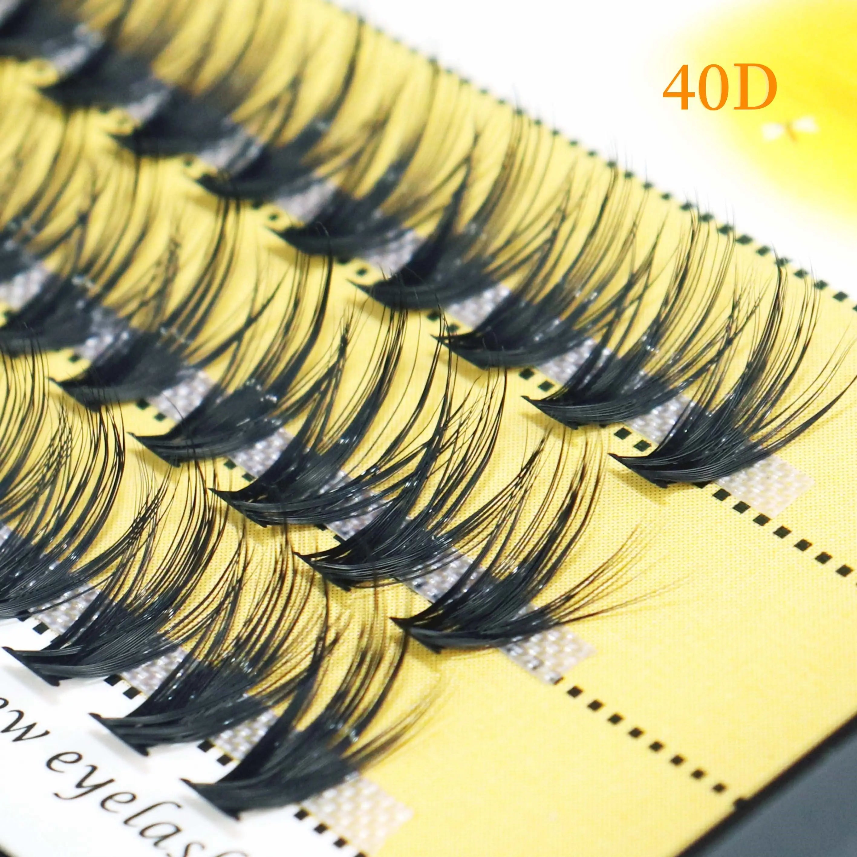 20/30D Mink Eyelashes Natural Russian C/D Volume False Eyelash Cluster Professional Eyelashes Extension Makeup Lashes Wholesale
