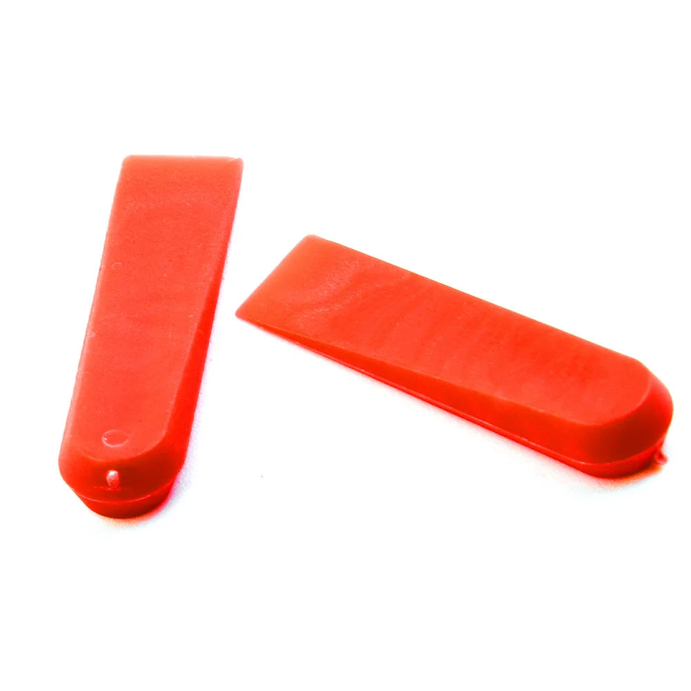 100pcs Tile Spacers Kit Plastic Tile Leveling System Kit Reusable Laying Level Wedges Red Leveler Wall Flooring Tiling Tools