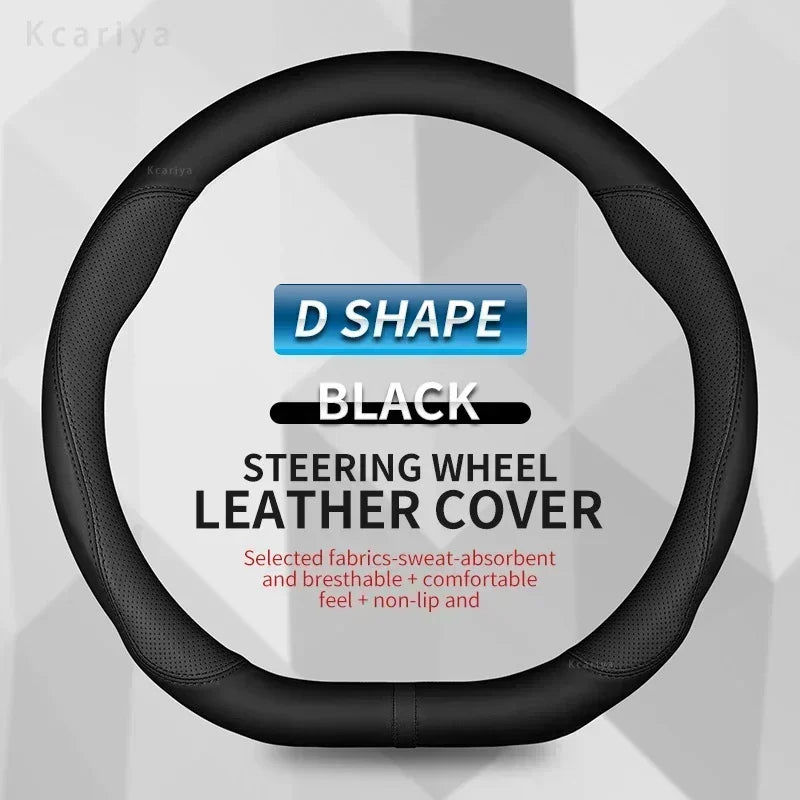 3D Embossed Non-slip Steering Wheel Cover 38CM for Chevrolet Cavalier Colorado Cruze Lacetti Onix Orlando Silverado Spark Tahoe