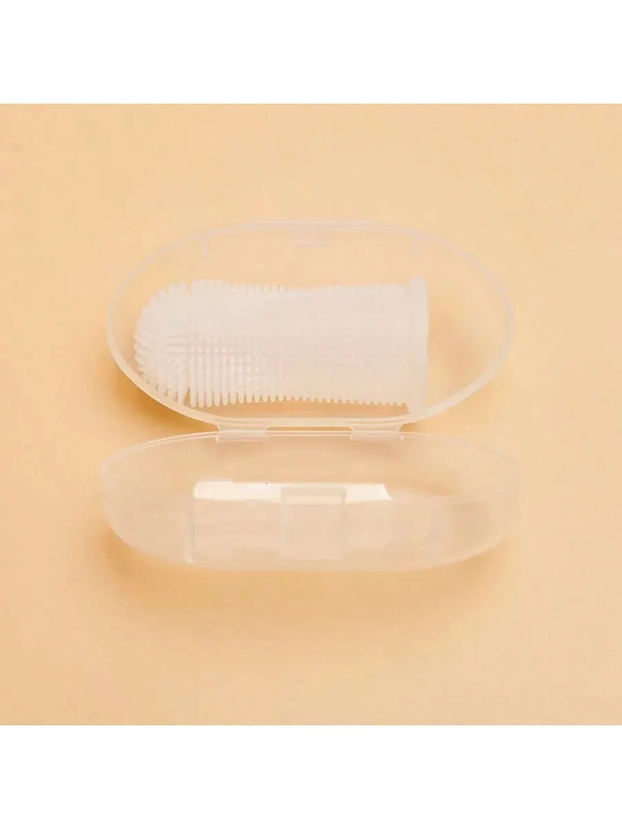 ToothbrushesSilicone Bristles Pet Finger Toothbrush Cleaning Products for Cats and DogsOral Cleaning