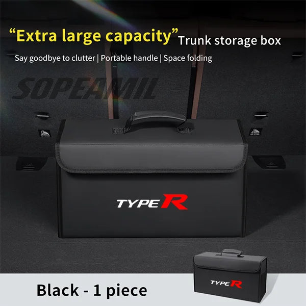 Car Trunk Organizing And Storage Box For Honda Type R Accoed Civic Passport BR-V CR-V City Pilot HR-V WR-V Odyssey Fit Amaze Si