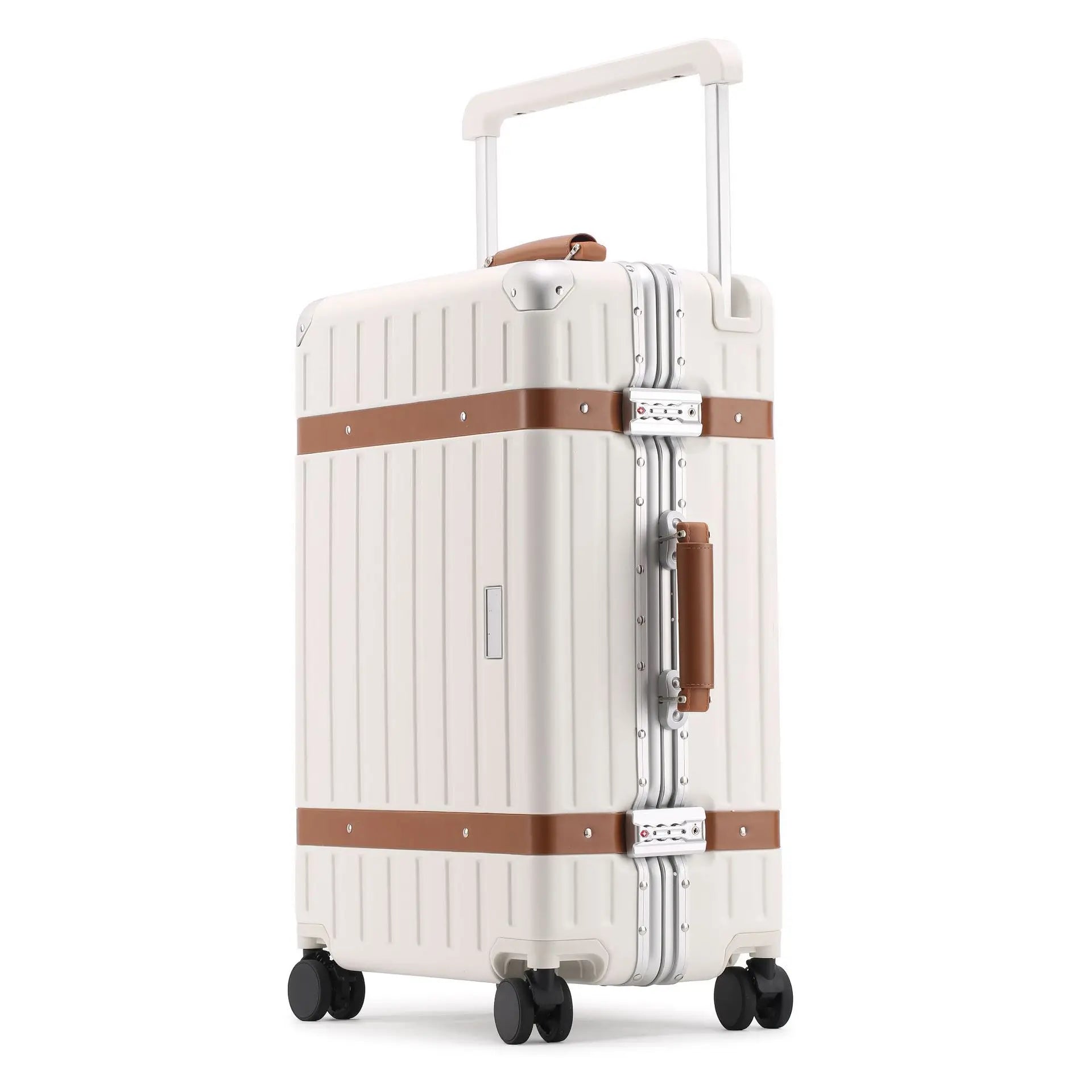 KLQDZMS Travel Luggage High Quality 20 Inch Boarding Box Aluminum Frame Trolley Case 24"26"ABS+PC Password Box Cabin Suitcase