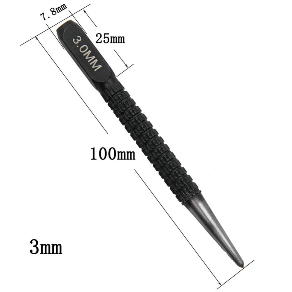 Marking Center Punch Positioning Strong Alloy Steel Glass Hand Tools Hole Pointer Wood 1.5/2/3mm Adjustable Hot
