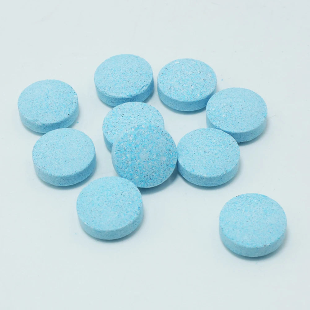 20/40/60Pcs Solid Cleaner Multifunctional Effervescent Tablets Mini for Car Washing Maintenance for Glass Toilet Window Cleaning