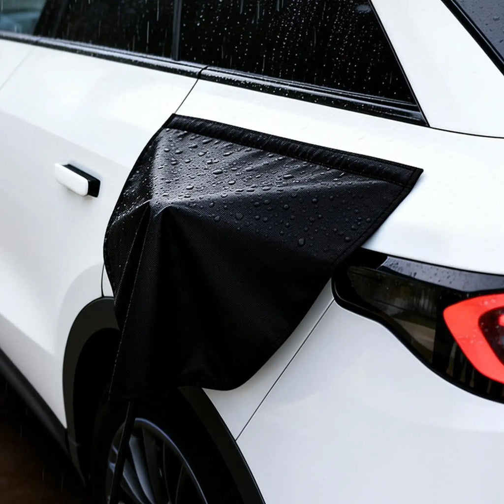 EV Charge Port Cover Magnetic Rainproof Protector EV Car Charging Port Cover for Damage Outdoor Long Trip for Truck SUV RV