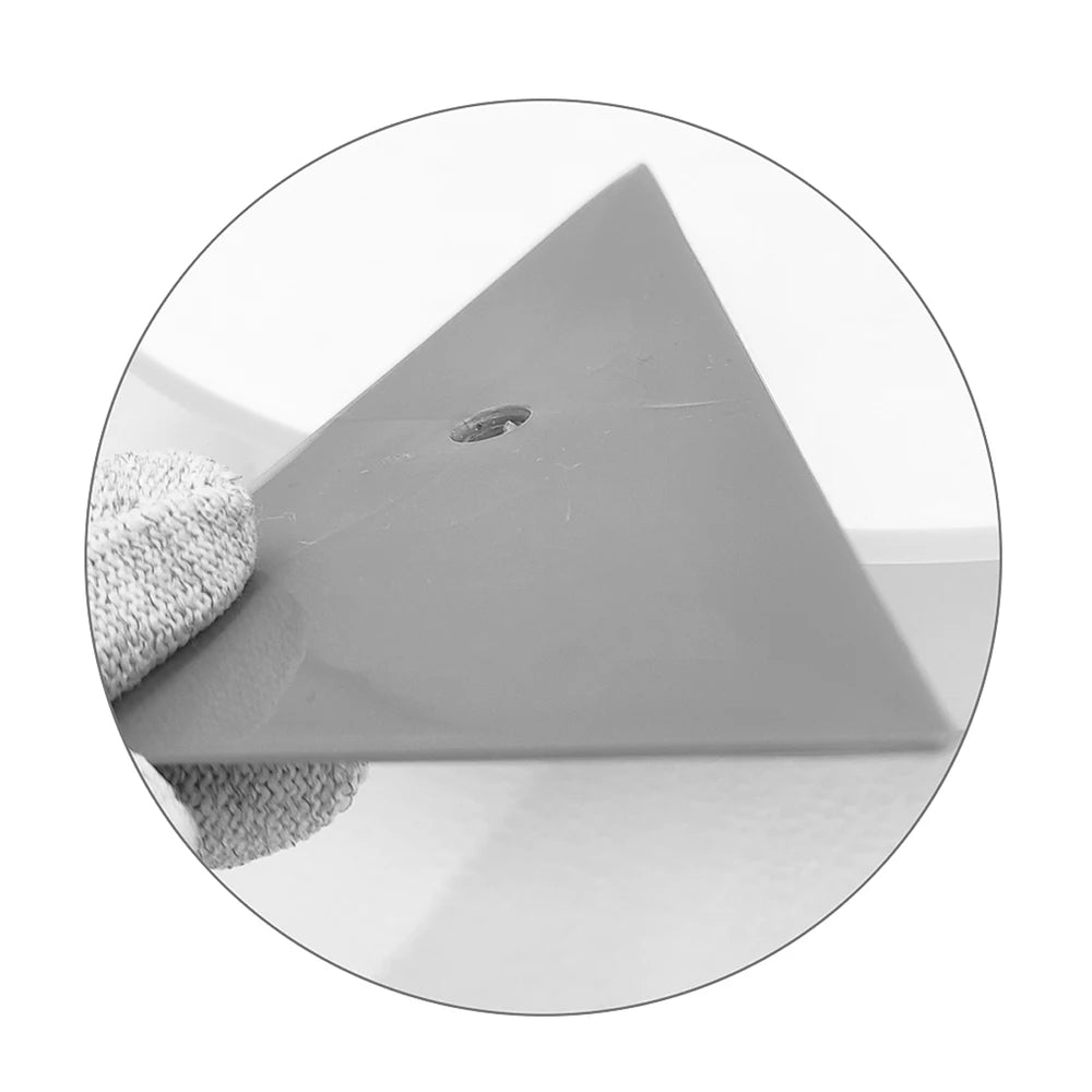 6pcs Foil Squeegee Vinyl Film Car Wrap Auto Home Office Car Film Sticker Install Cleaning Silver Scraper Window Tints Tool A73