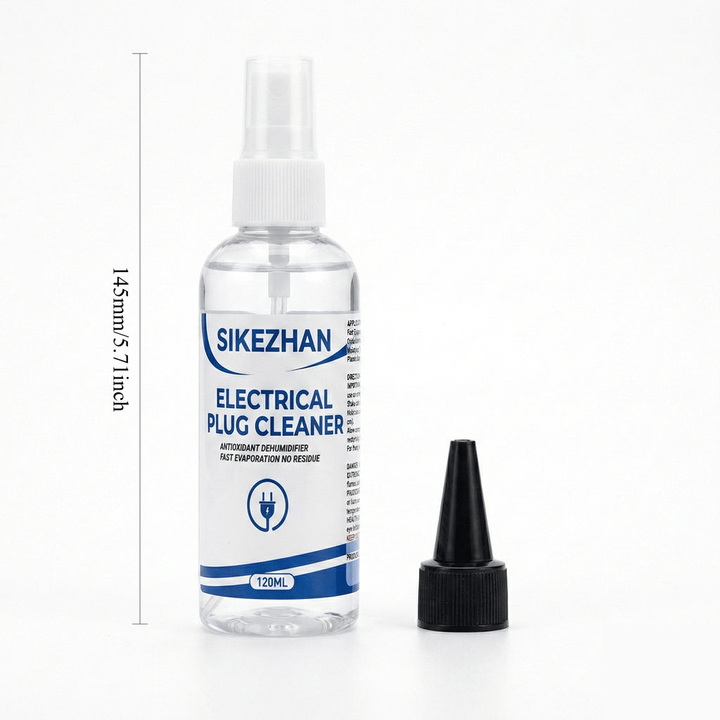 120ml Electronic Contact Cleaner Spray Fast Drying No Residue Degreaser for Car Plugs Connectors PCB Circuit Boards Deoxidizer