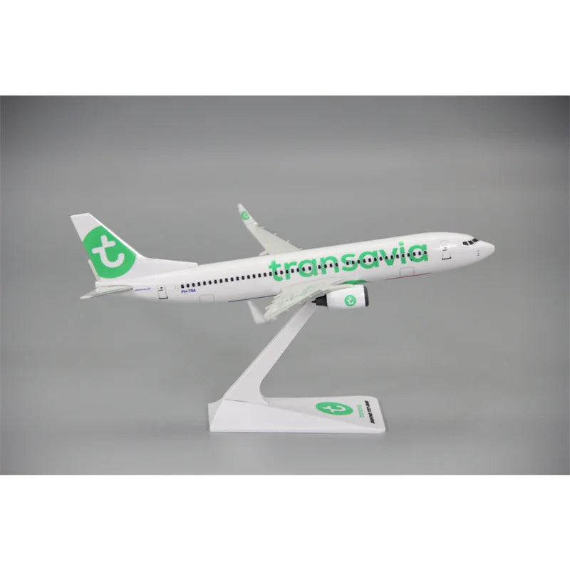 1:200 Scale Model Transavia A321Neo Air Airline Aircraft Assembly Plane Airplanes With Stand Collection Display Gifts