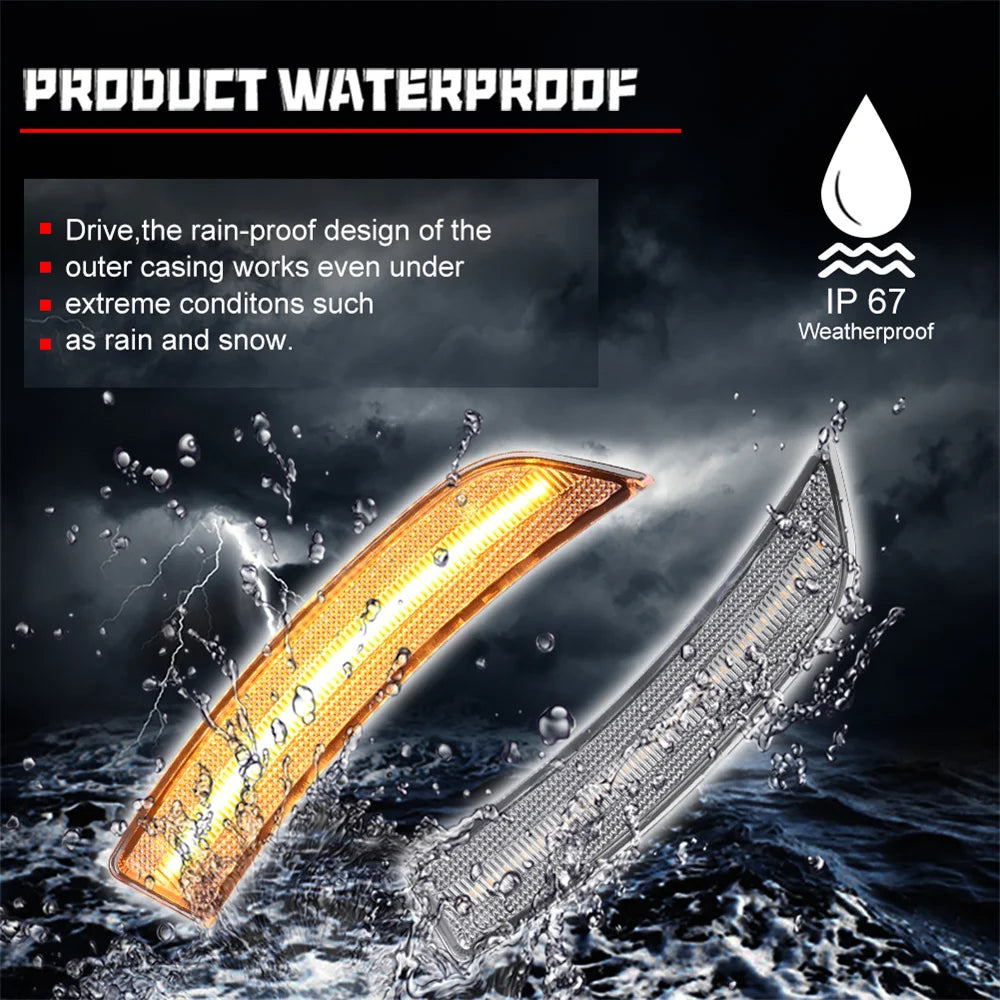 For Toyota GR86 ZN8 For Subaru BRZ ZD8 2022 2023 2024 Car LED Front Side Marker Indicator Lights Turn Signal Light Driving Light