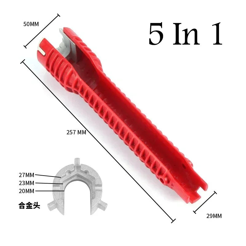 Wrench Nut Remover for Sink 5/8 in 1 Anti-Slip Flume Socket Hand Repair Bathroom Faucet Assembly Plumbing Installation Hand Tool