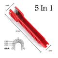 Wrench Nut Remover for Sink 5/8 in 1 Anti-Slip Flume Socket Hand Repair Bathroom Faucet Assembly Plumbing Installation Hand Tool