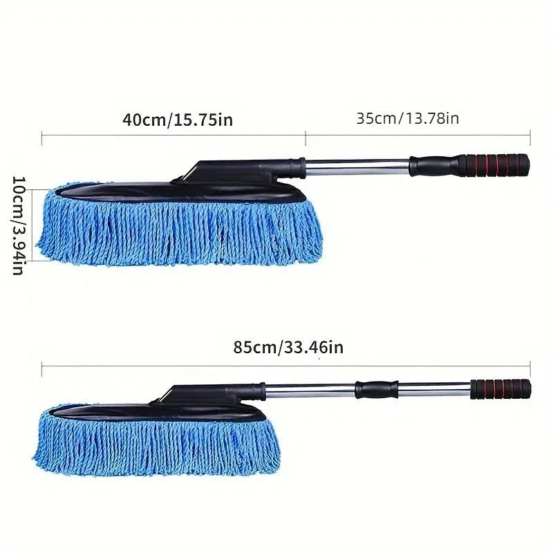 Microfiber Car Wash Brush Mop Kit Duster Washing Car Tools Accessori Mitt Sponge With Long Handle Car Cleaning Supplies Kit
