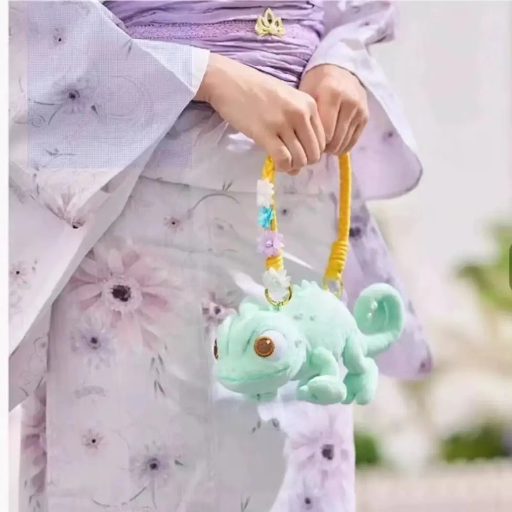 Cute Small Shoulder Bag Doll Pascal Rapunzel Kawaii Figures Unisex Plush Doll Shoulder Decor Children Birthday Christmas Gifts