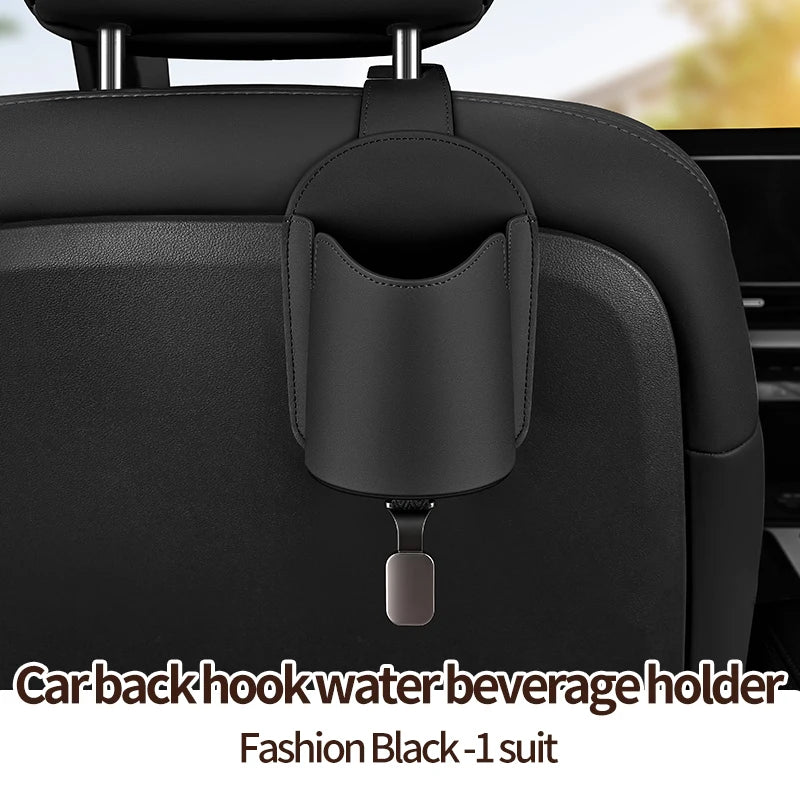 Car Seat Cup Holder Car Seat Back Phone Hook Car Seat Storage Holder Rear Seat Storage Box Car Seat Back Storage Bag with Hook