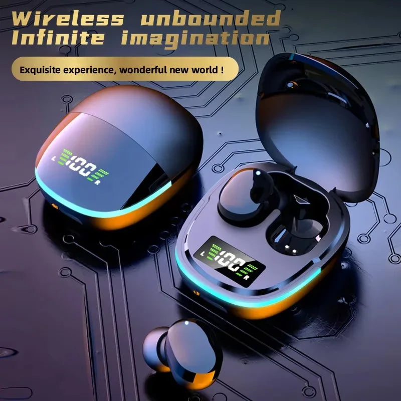 TWS G9S Bluetooth Earphones Wireless Headphones HiFi Headset Waterproof Noise Reduction Sports Earbuds With Mic For Smartphones