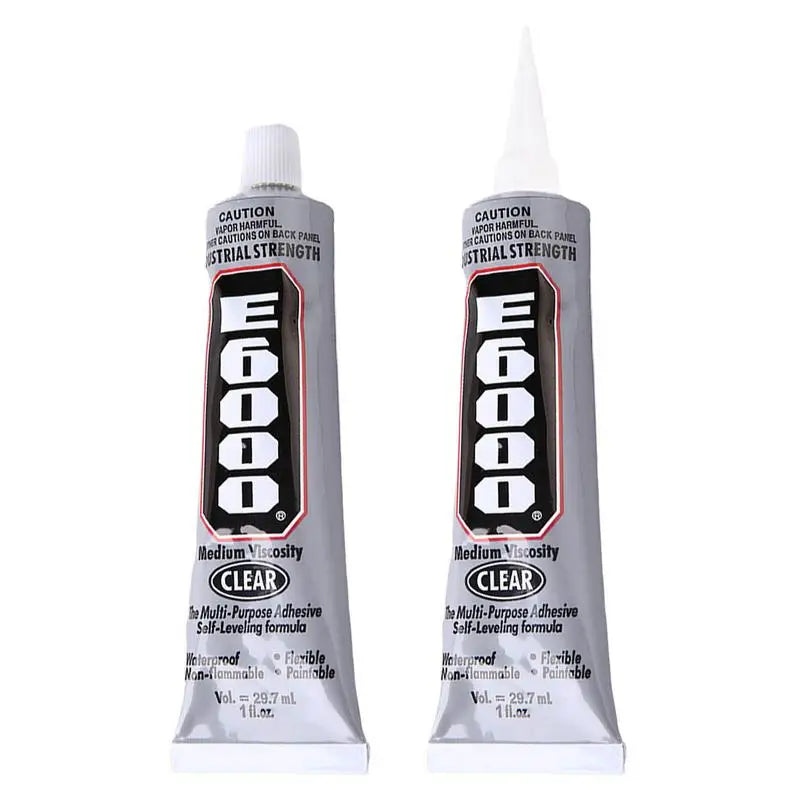 E6000 Glue Multi-Purpose Epoxy Resin Repair Adhesive Cell Phone Touch Screen Liquid Glue Crystal Jewelry Craft Adhesive Glue