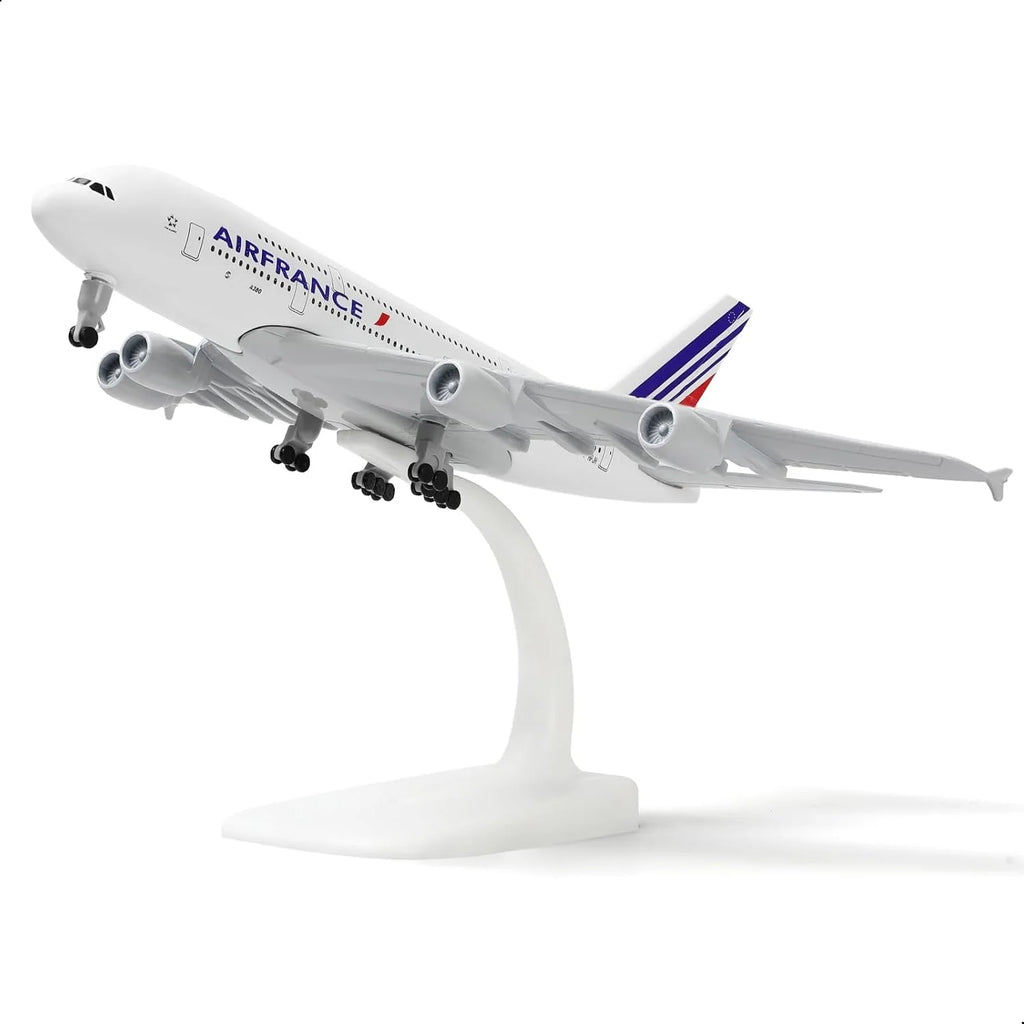 20CM Air France A380 Plane Model Alloy Metal Diecast Collection Aircraft Children Toys Boys Kids Collectible Gift