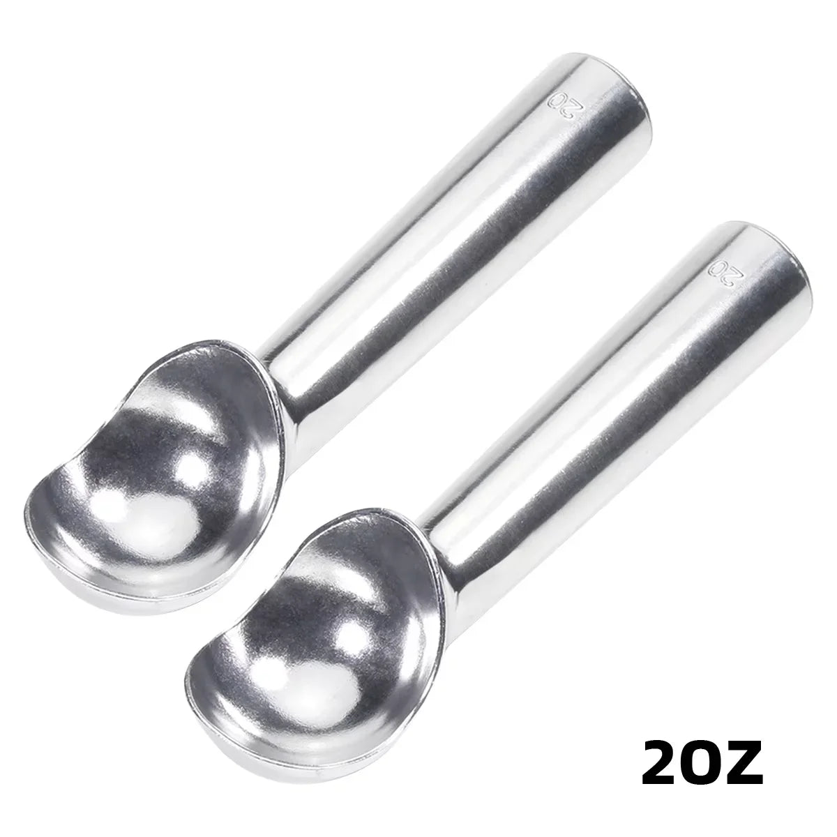 Nonstick Anti-Freeze Ice Cream Scoop and Frozen Dessert Scoop,1.5 and 2 Ounce