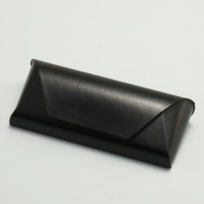 Retro Sunglasses Case Car Goggles Holder Cowhide Leather Glasses Storage Box Personality Myopia Sunglasses Storage Container