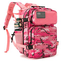 25L Tactical Backpacks for Men Survival Laser Cut Molle Daypack Small Bug Out Bag Gym Hking Rucksack with Dual Cup Holders