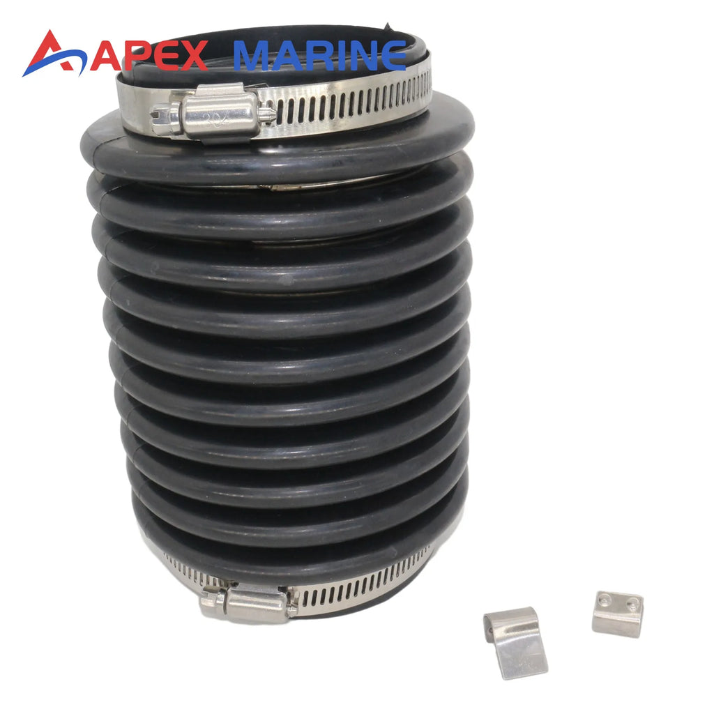 18-2758 Exhaust Bellows Kit Compatible with Volvo Penta AQ30 AQ120 AQ175 AQ200 KAD42 MD31 MD40 TMD41 Stern Drive 876631  875848