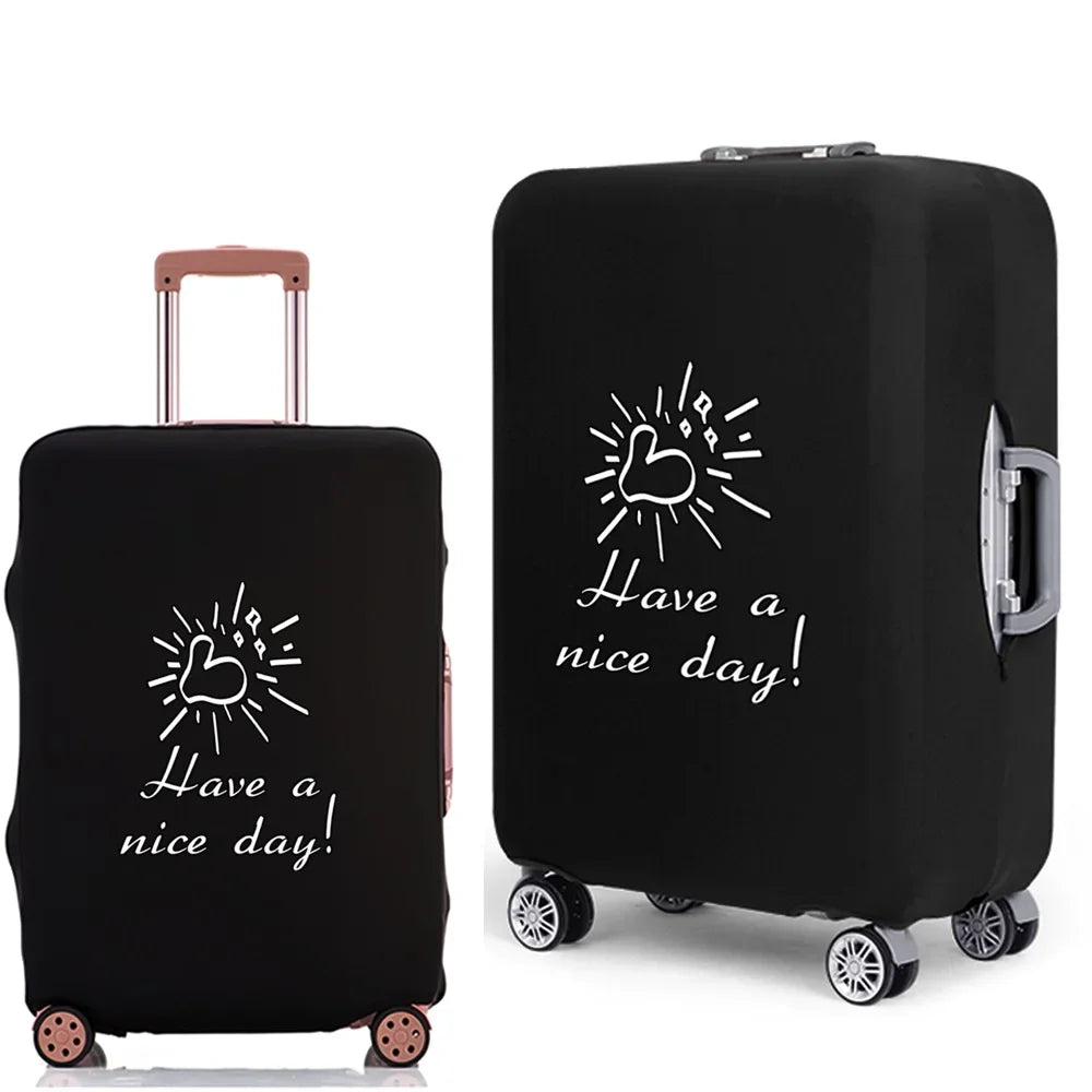 Thicker Travel Luggage Protective Cover Print Portable Suitcase Cover Elastic Dust Cases for 18-28 Inch Travel Accessories
