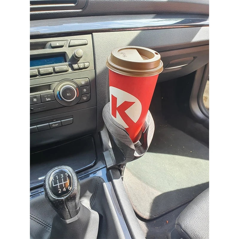 Black Portable Car Cup Holder Durable Mug Rack for BMW 1 Series 2004-2013 E81 E82 E87 E88 - 1pc Vehicle Accessory