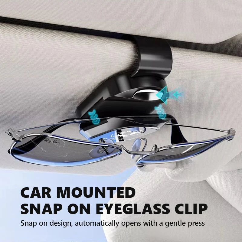 For Skoda Car Eyeglass Storage Holder Sun Visor Sunglasses Clip Interior Accessories S Kodiaq Octavia 2 3 Yeti Karoq Rapid Fabia