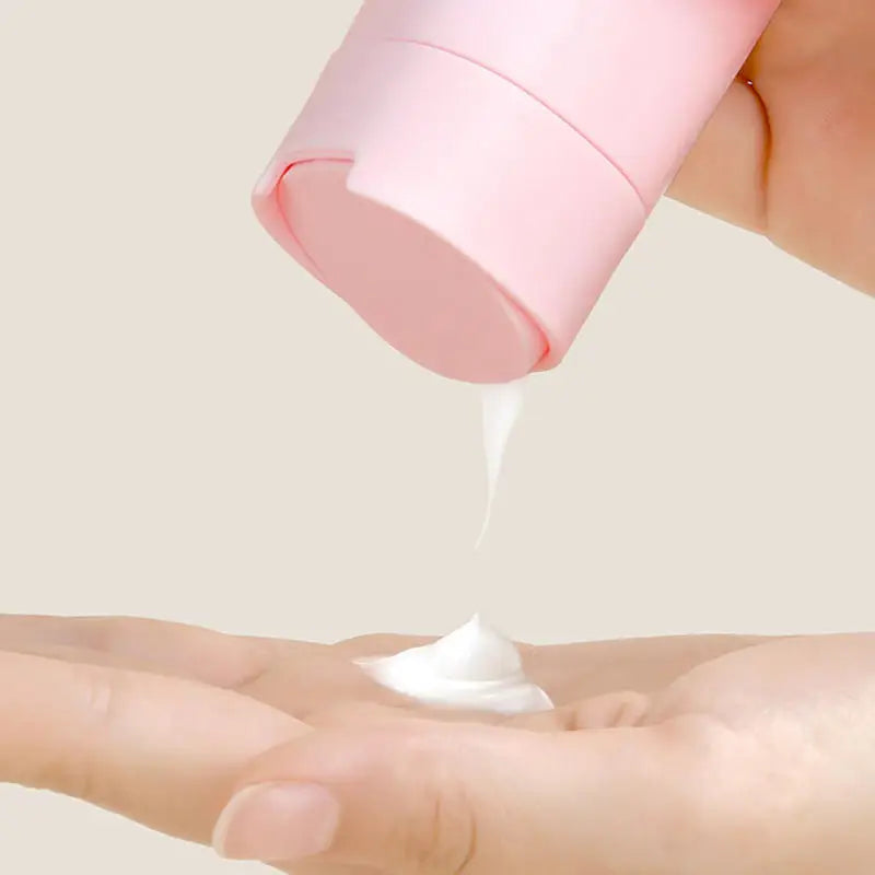 Nordic PE Empty Squeeze Bottles Travel Cosmetic Dispenser Set Shampoo Body Wash Refill Plastic Hose Containers