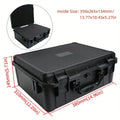 1pc Universal Portable Plastic Tool Box With Foam Insert Waterproof&Shockproof Hard Carrying Case With Pre-cut Sponge Organizer