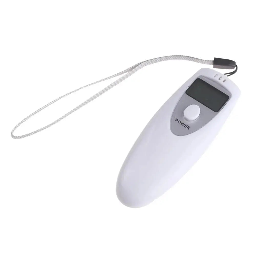 LED Digital Display Breathalyzer Analyzer Plastic Portable No Contacted Digital Breathalyzer Widely Used Durable