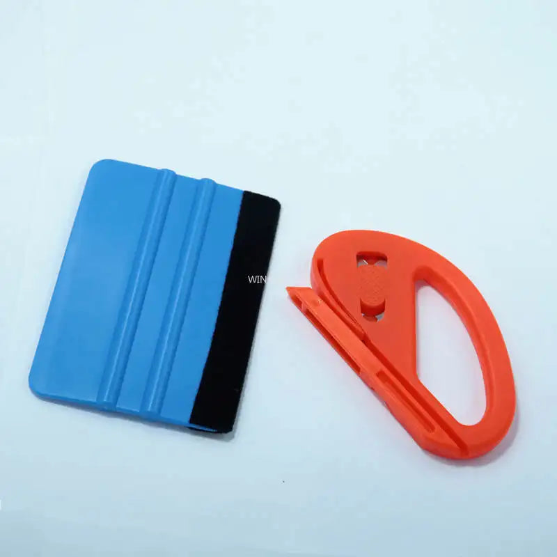 New Car Vinyl Wrap Tool Set Film Cutter Squeezing Scraper Carbon Fiber Film Wrapping Cutter Aid Tool Window Tinting