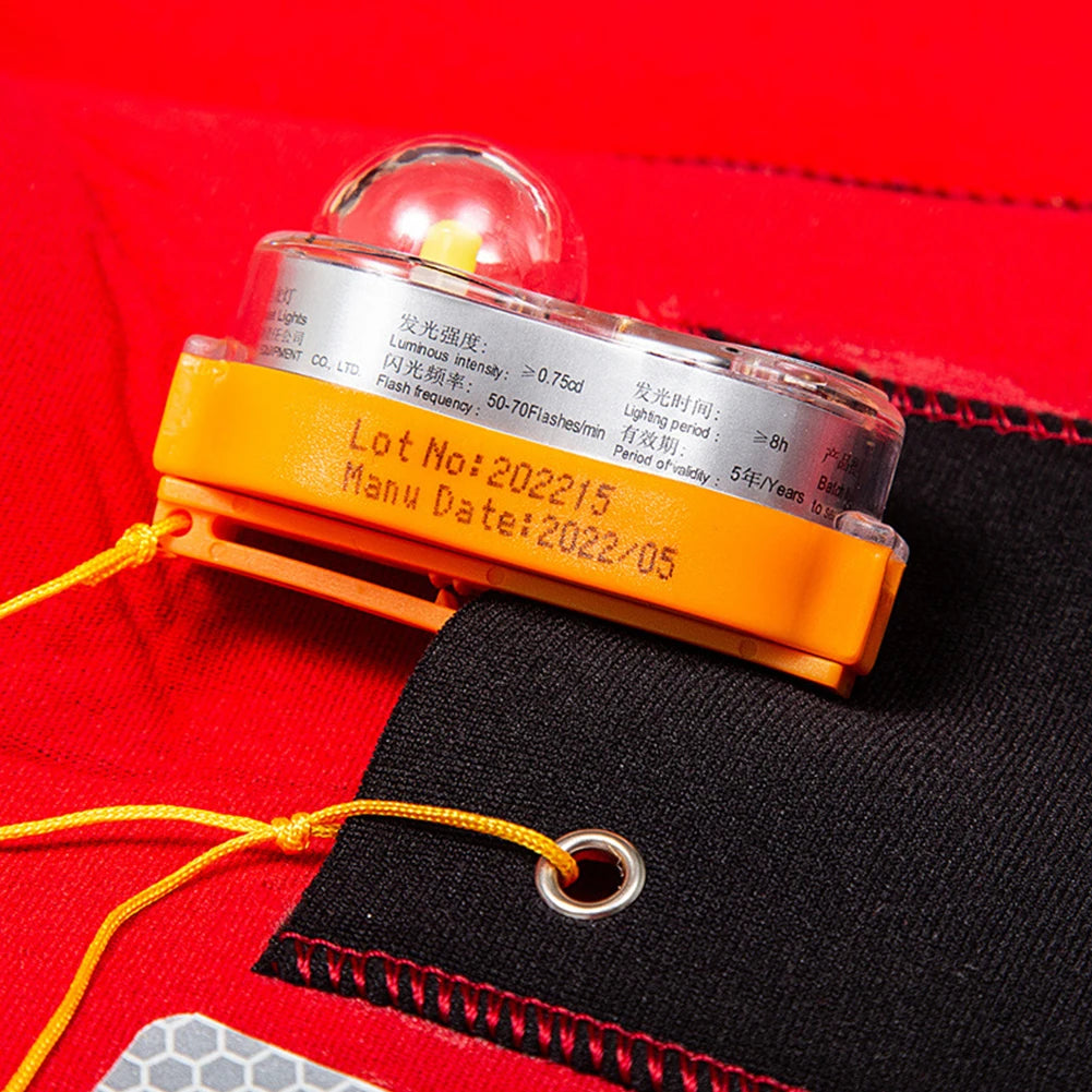 1-10pcs LED Life Jacket Light Energy-Efficient Waterproof Emergency Signal Light Easy Operation Lightweight Outdoor Accessories
