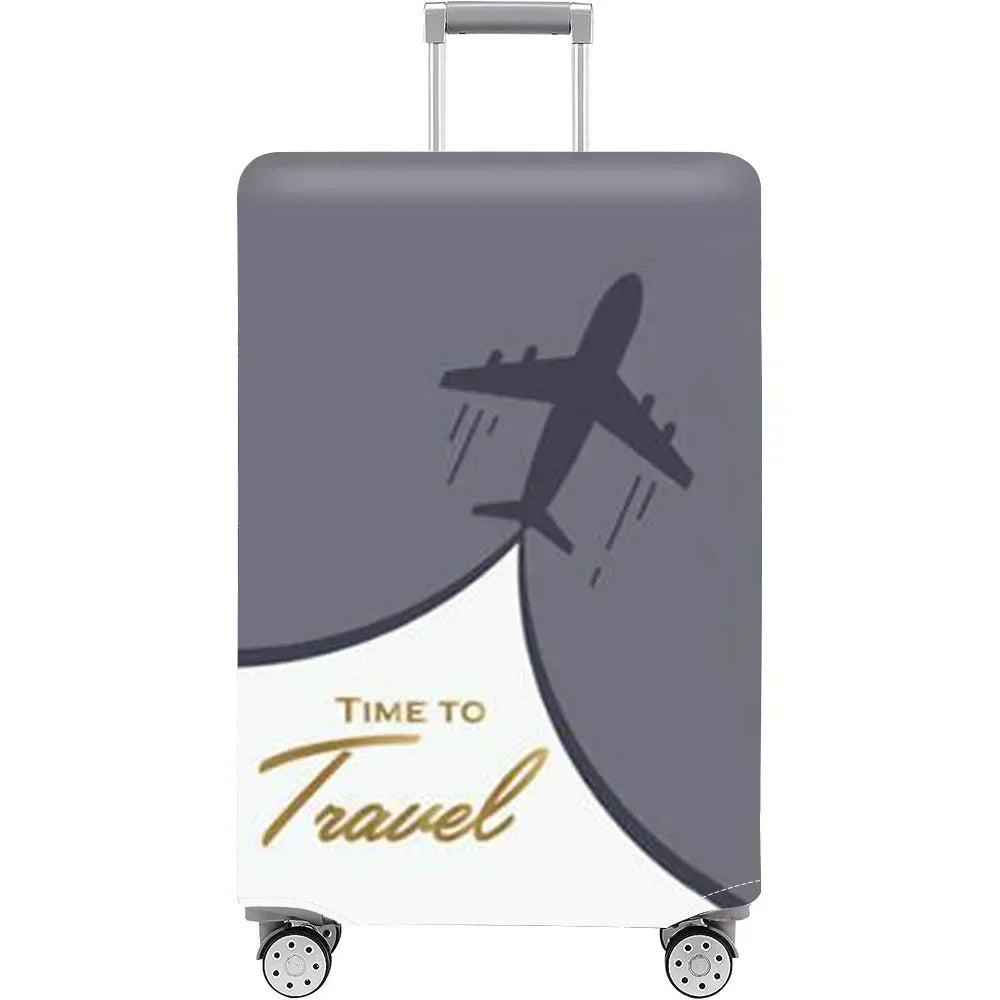 Luggage Cover Luggage Compartment Stretch Fabric Suitcase Protector Baggage Dust Case Cover for18-32 Inch Durable Travel Case
